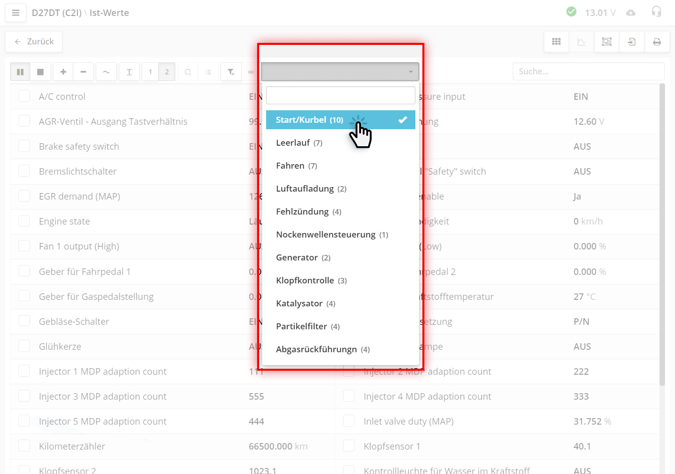 Grundlegender Filter-Satz